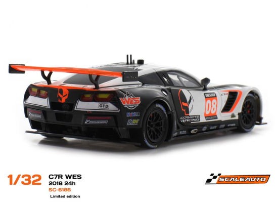 Preview: Scaleauto Corvette C7R WES 2018 24hmit HS Fahrwerk limited edition